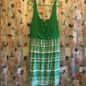 🍒3 for $10 - Casual Green Sundress